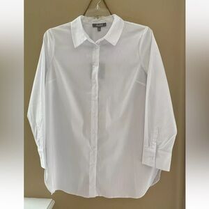MARLED WOMEN'S WHITE BUTTON UP SHIRT